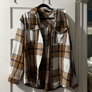 Brown Plaid flannel